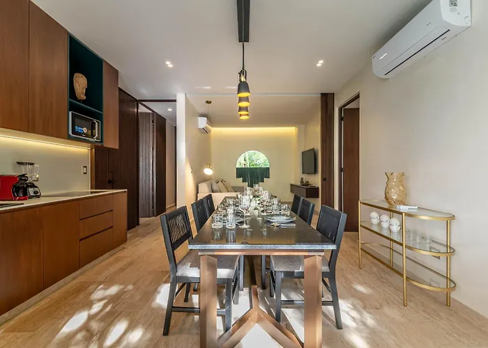 Lux 2br With Rooftop Pool, Spa, Gym, Kids Playroom #229 Tulum