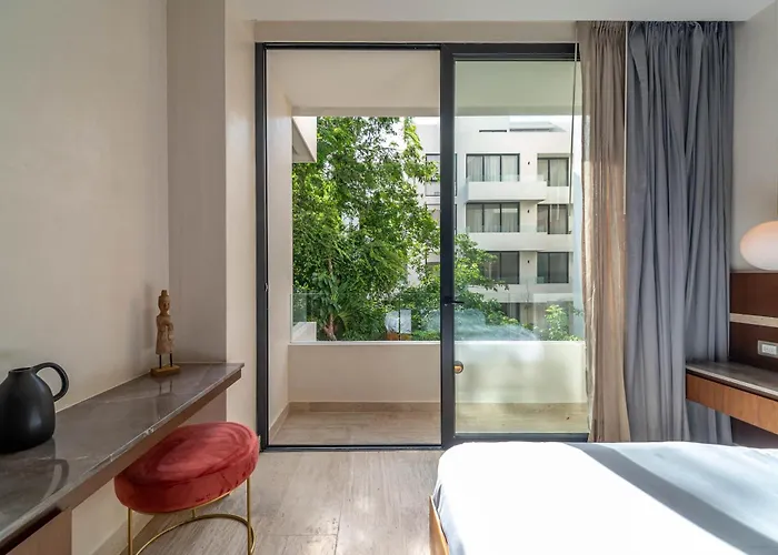 Casa de férias Lux 2br With Rooftop Pool, Spa, Gym, Kids Playroom #229 Tulum