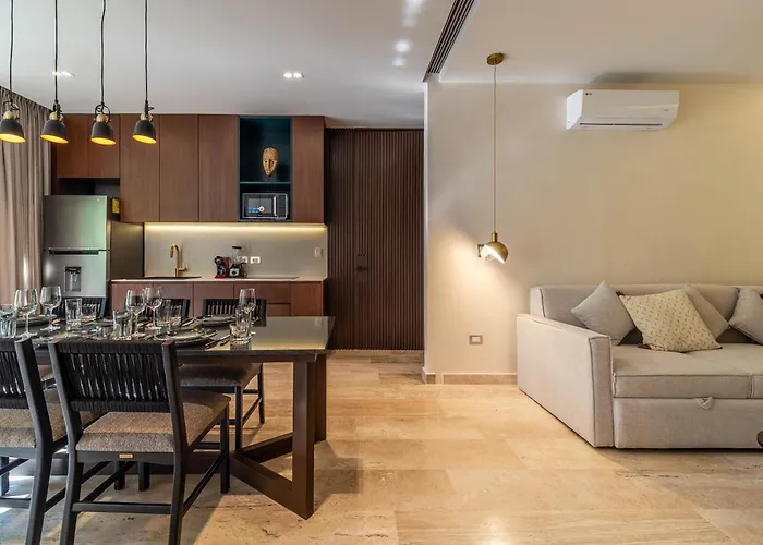 Lux 2br With Rooftop Pool, Spa, Gym, Kids Playroom #229 * Tulum